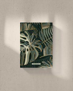 Jana Notizbuch Tropical Pattern Jungle aus Graspapier von Matabooks
