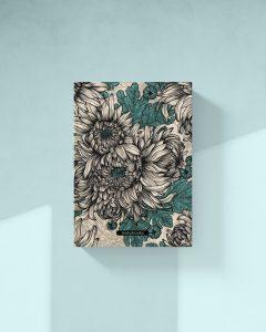 Jana Notizbuch Tropical Pattern Chrysanthenum aus Graspapier von Matabooks