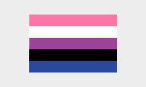 Genderfluid Pride Flagge