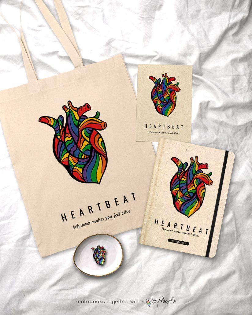 Heartbeat Pride Month Bundle mit BeeProud.de